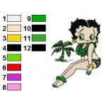 Betty Boop 22 Embroidery Design